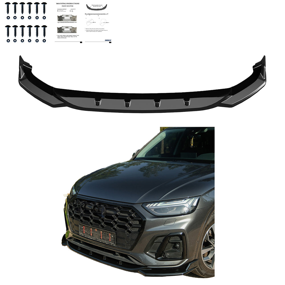 Ön Tampon Eki Uyumlu AUDI SQ5 / Q5 S-Line ( SUV / Sportback ) MK2 Makyajlı Kasa 2020-2024