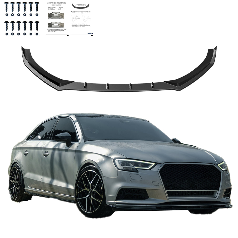 Ön Tampon Eki Uyumlu AUDI A3 8V Makyajlı Kasa Sedan 2016-2020