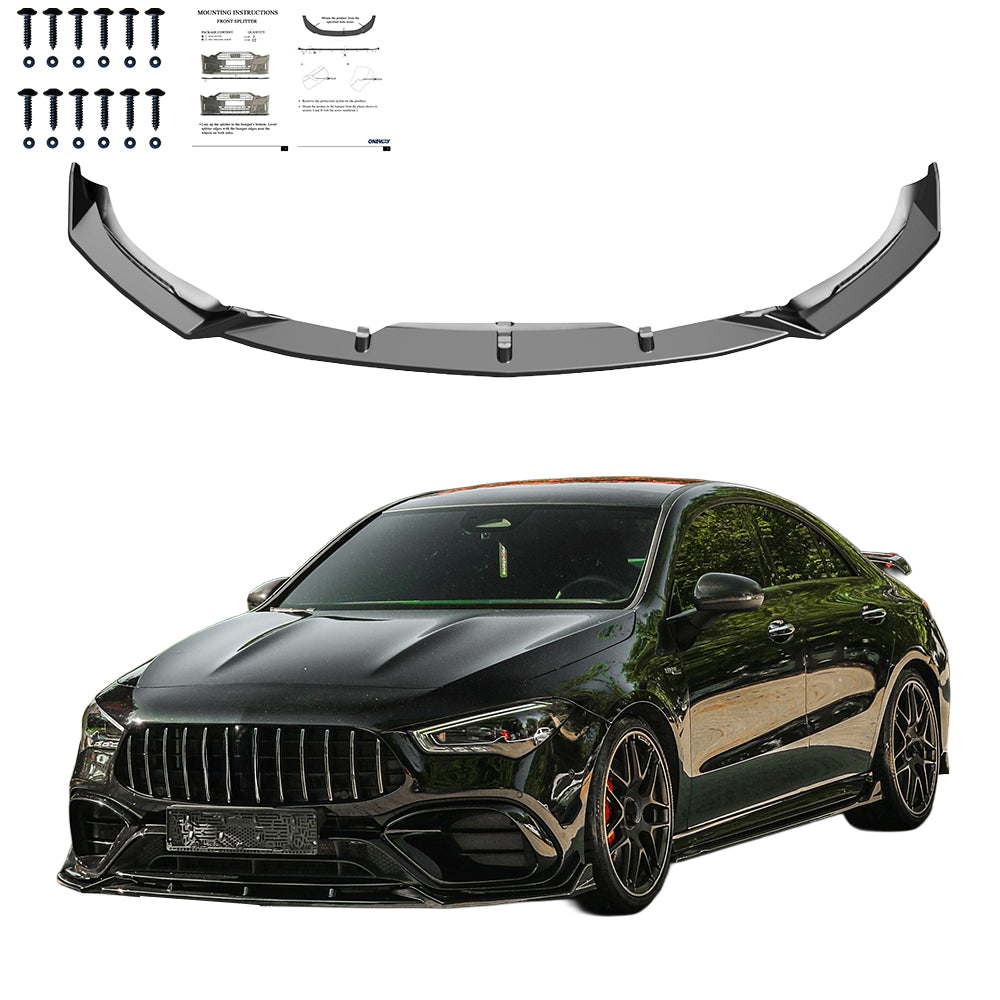 Ön Tampon Eki Uyumlu MERCEDES CLA45 S Aero Pack C118 2019-2023