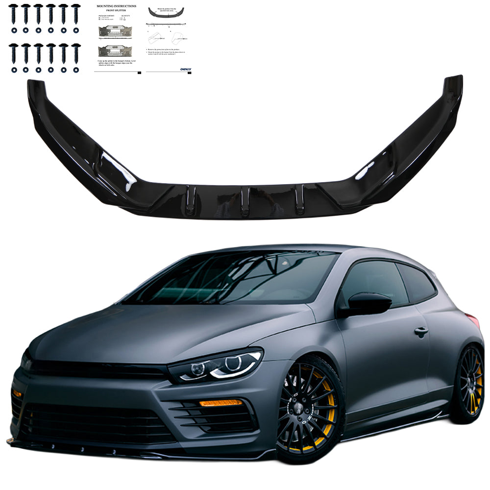 Ön Tampon Eki Uyumlu VW VOLKSWAGEN Scirocco R MK3 Makyajlı Kasa 2014-2017
