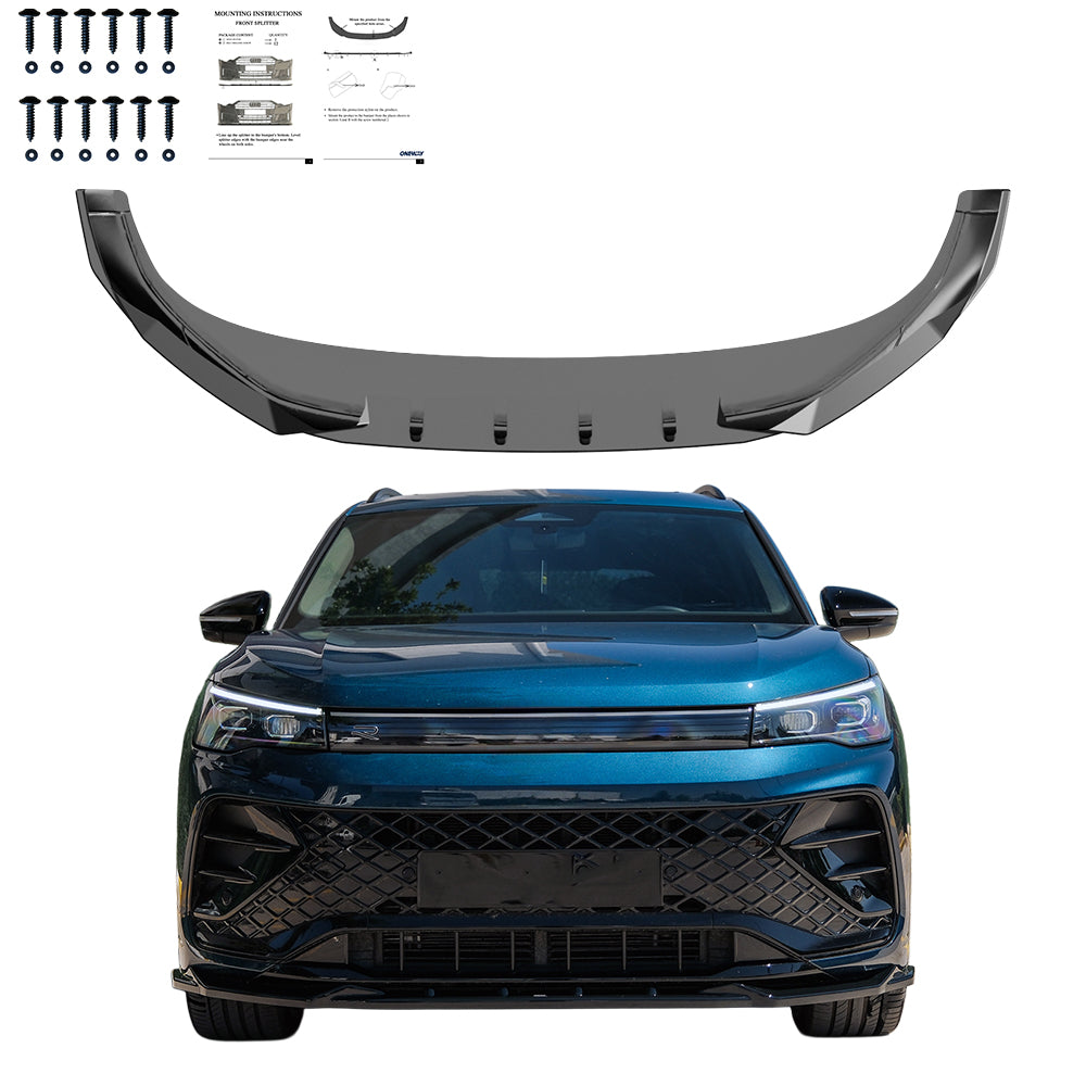 Ön Tampon Eki Uyumlu VW VOLKSWAGEN Tiguan R-Line MK3 2024+
