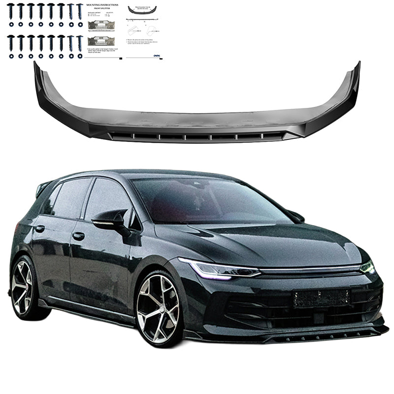 Ön Tampon Eki Uyumlu VW VOLKSWAGEN Golf MK8 Makyajlı Kasa 2024+ v2