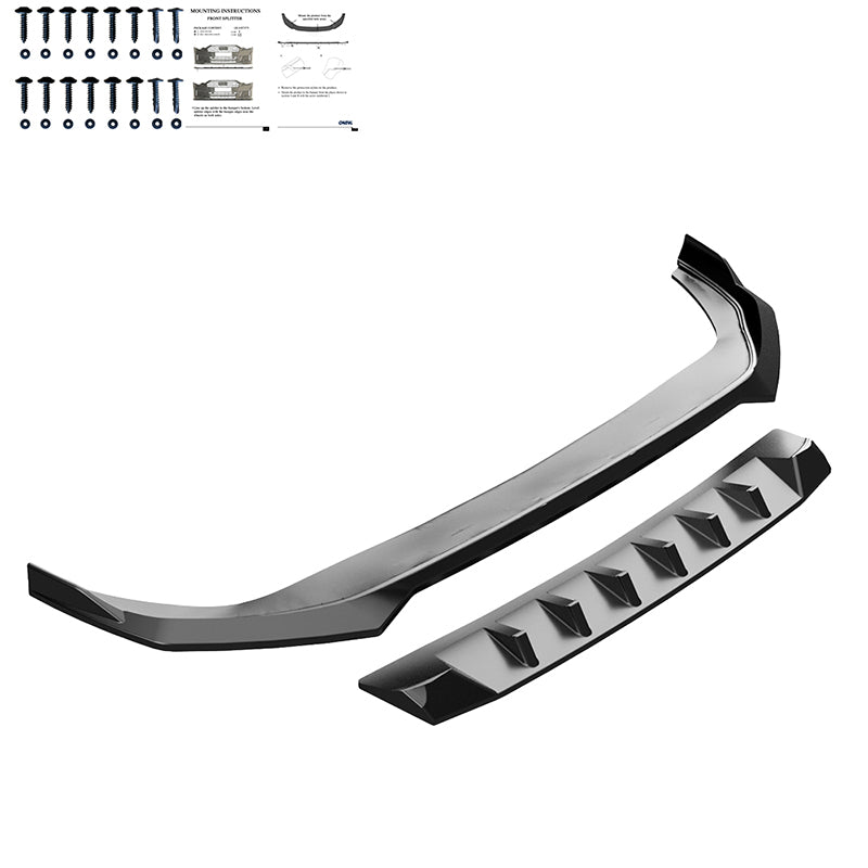 Ön Tampon Eki Uyumlu VW VOLKSWAGEN Golf MK8 Makyajlı Kasa 2024+ v2