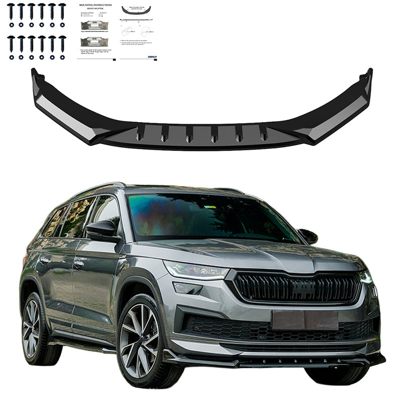 Ön Tampon Eki Uyumlu SKODA Kodiaq Sportline MK1 Makyajlı Kasa 2021-2023