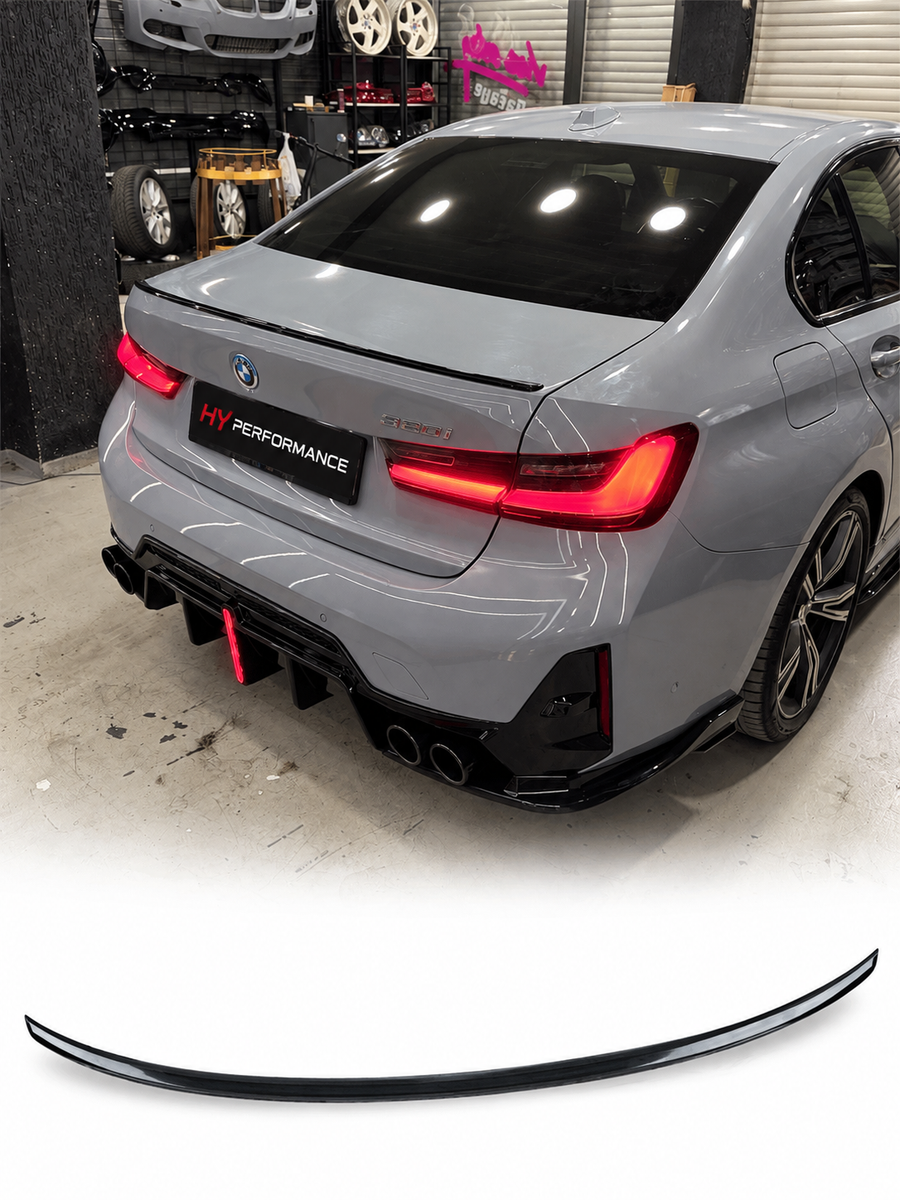BMW 3 Serisi G20 M Performance Bagaj Spoyleri – Siyah Boyalı