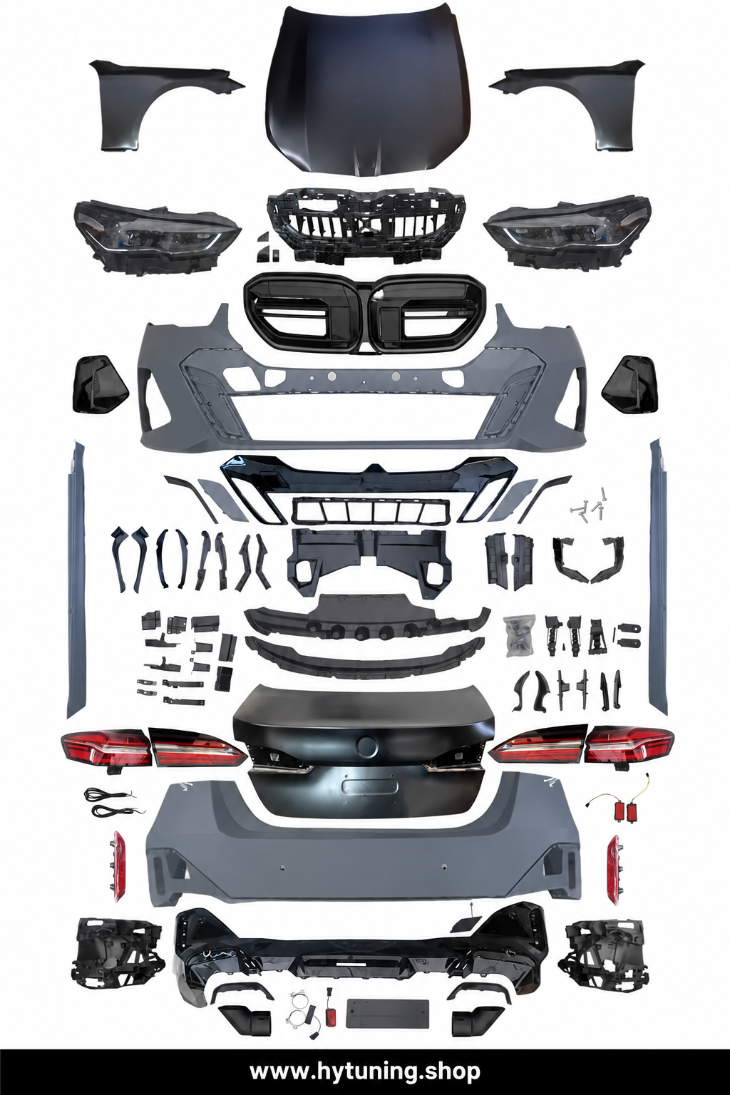 BMW 5 SERİSİ F10 2010-2013 G60 M SPORT DÖNÜŞÜM BODY KIT - TAMPON, KAPUT, ÇAMURLUK, FAR, STOP
