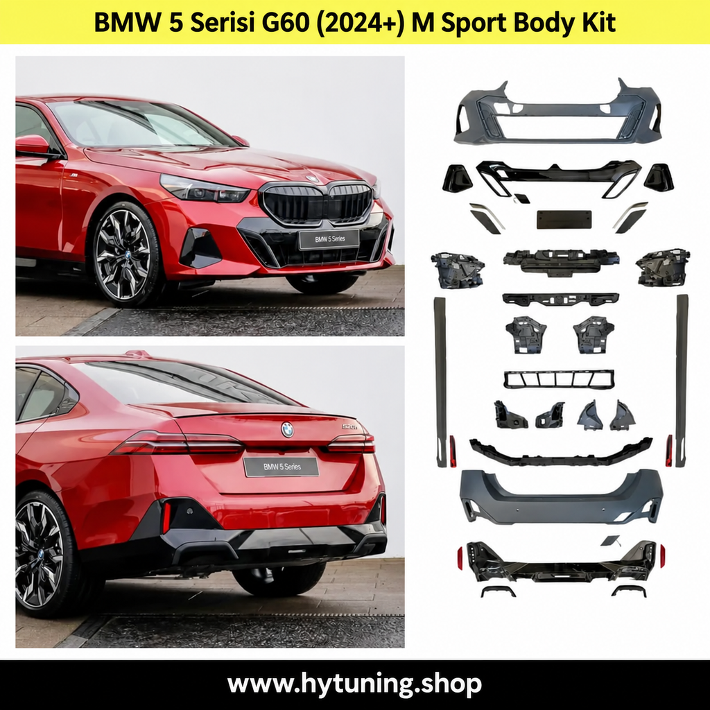 BMW 5 Serisi G60 2023+ M Sport Body Kit