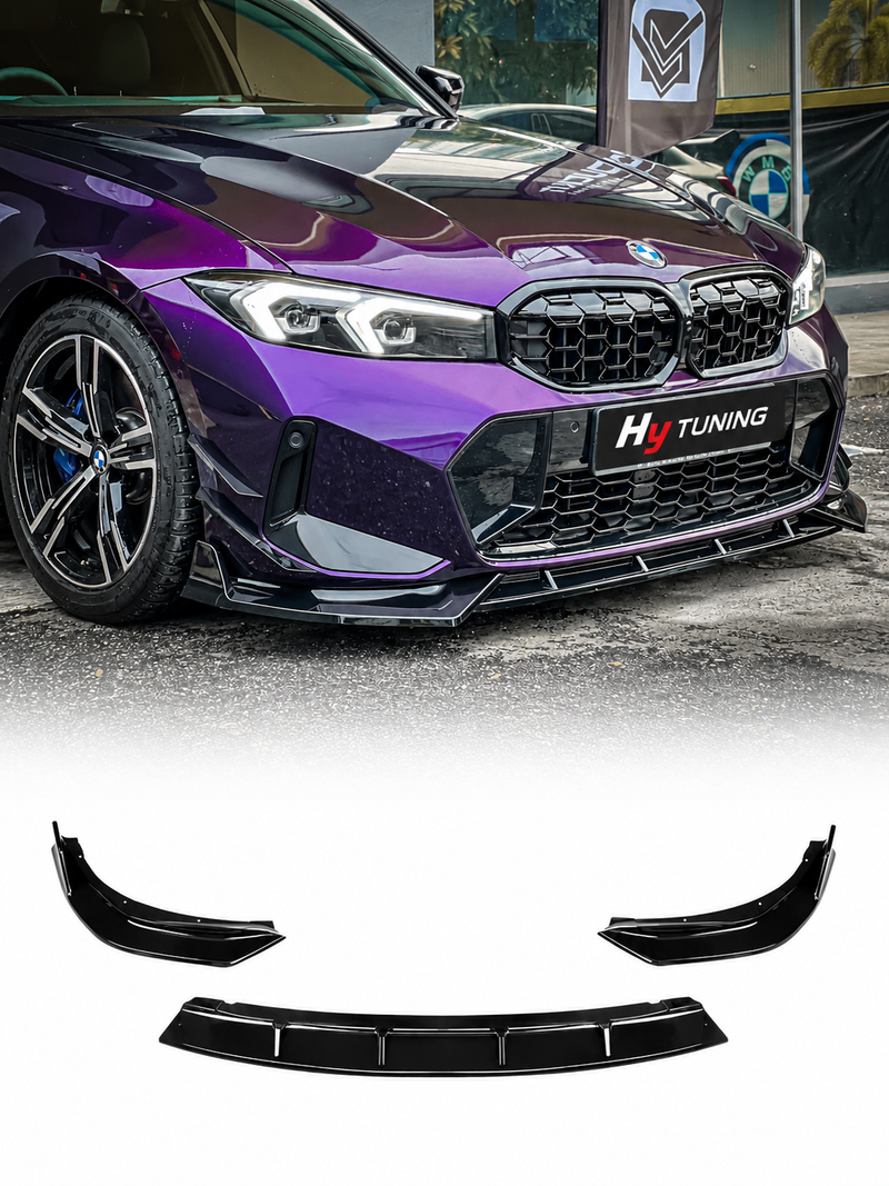 BMW 3 Serisi G20 LCI 3 Parça DK Tasarım Ön Tampon Eki (Lip)