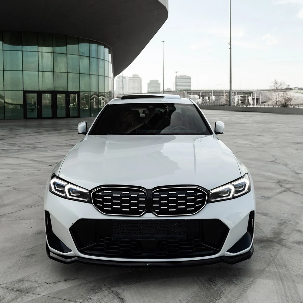 BMW 3 Serisi G20 LCI M Sport 2022+ Ön Tampon Eki (Lip)
