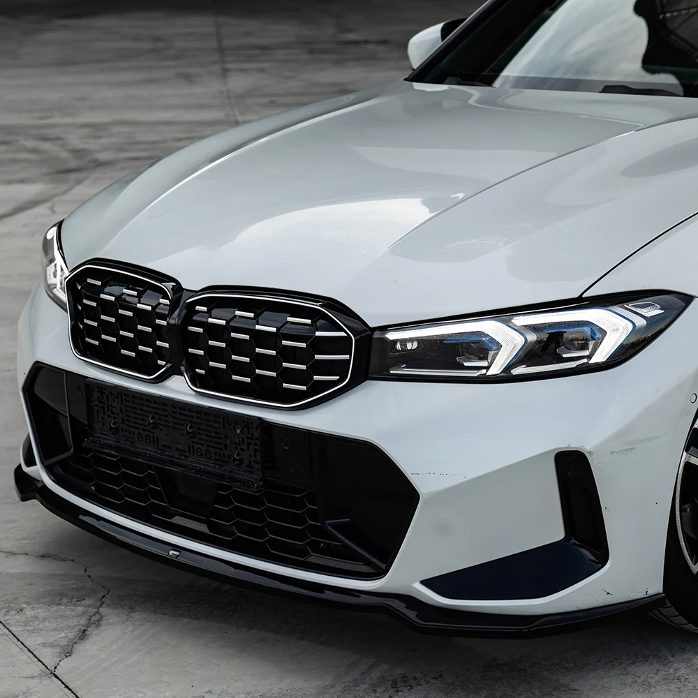 BMW 3 Serisi G20 LCI M Sport 2022+ Ön Tampon Eki (Lip)