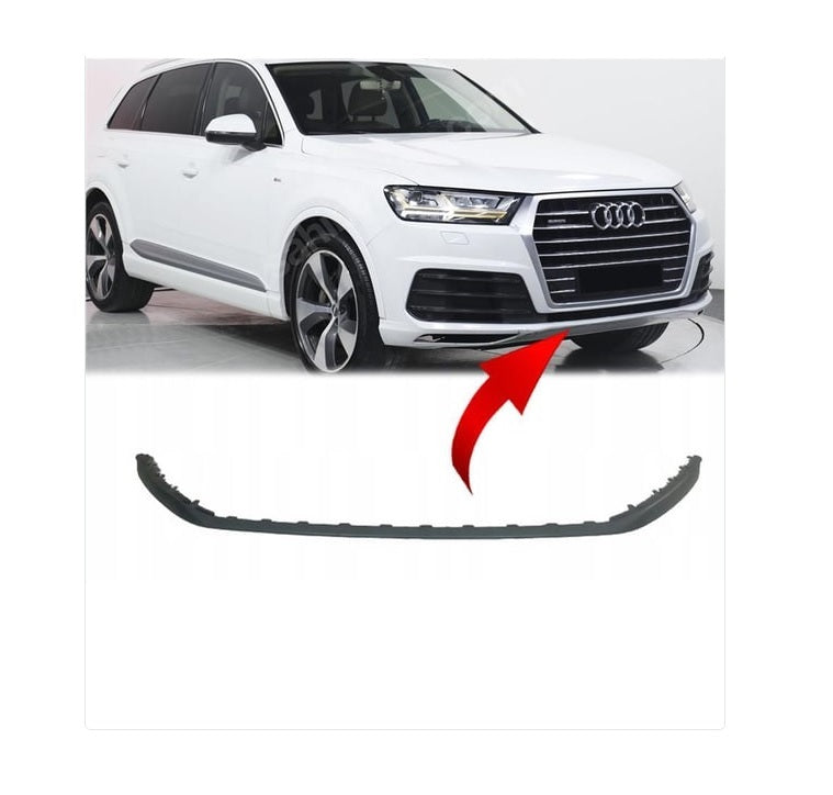 Audi Q7 2020+ S-Line gri ön tampon alt kaplama çıtası 4M0853245