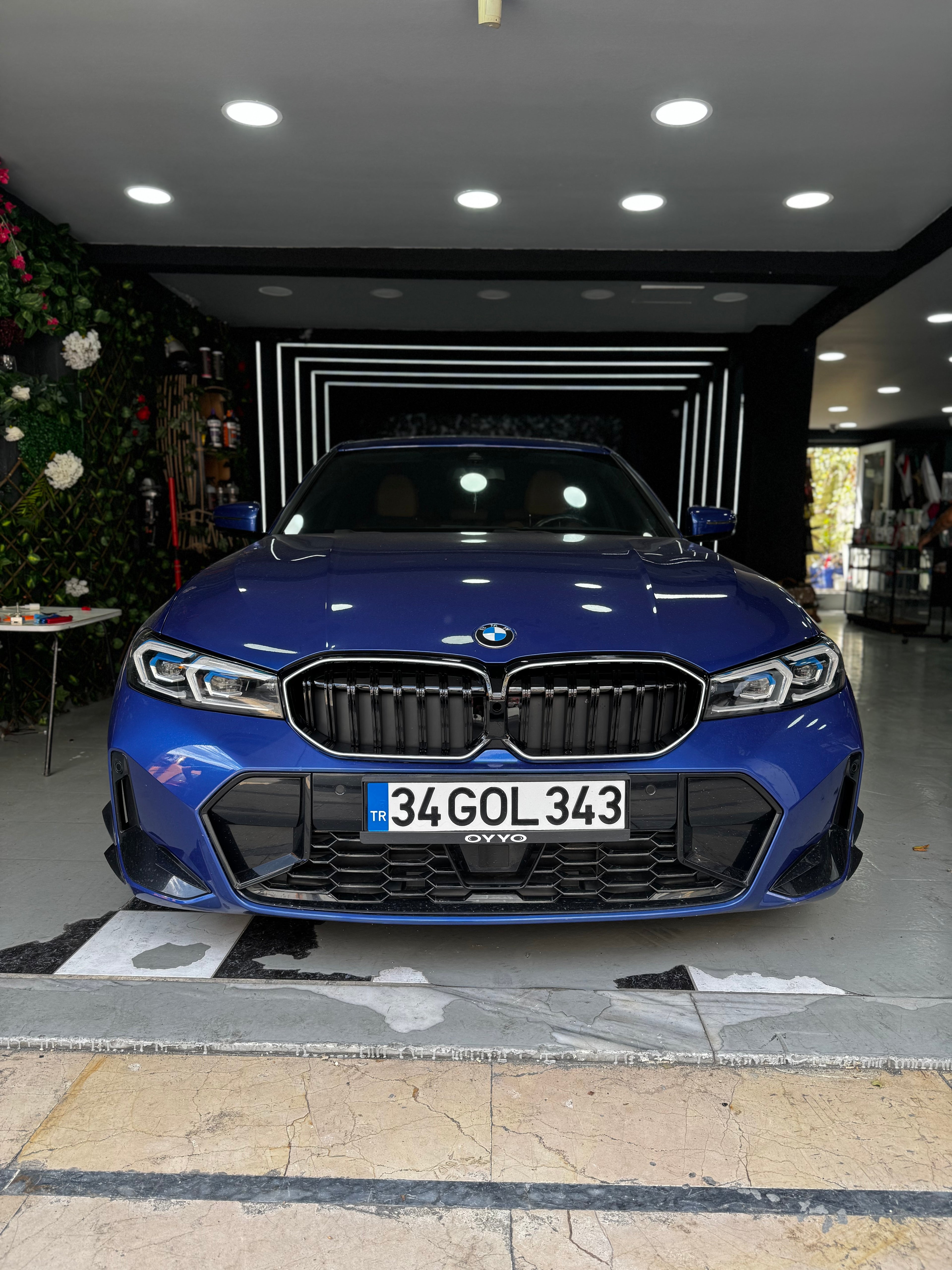 BMW 3 SERİSİ G20 LCI 2022+ SHADOW LINE PIANO BLACK LEDLİ PANJUR