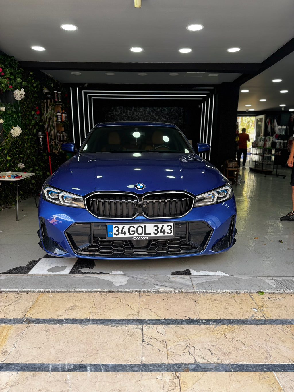 BMW 3 SERİSİ G20 LCI 2022+ SHADOW LINE PIANO BLACK LEDLİ PANJUR