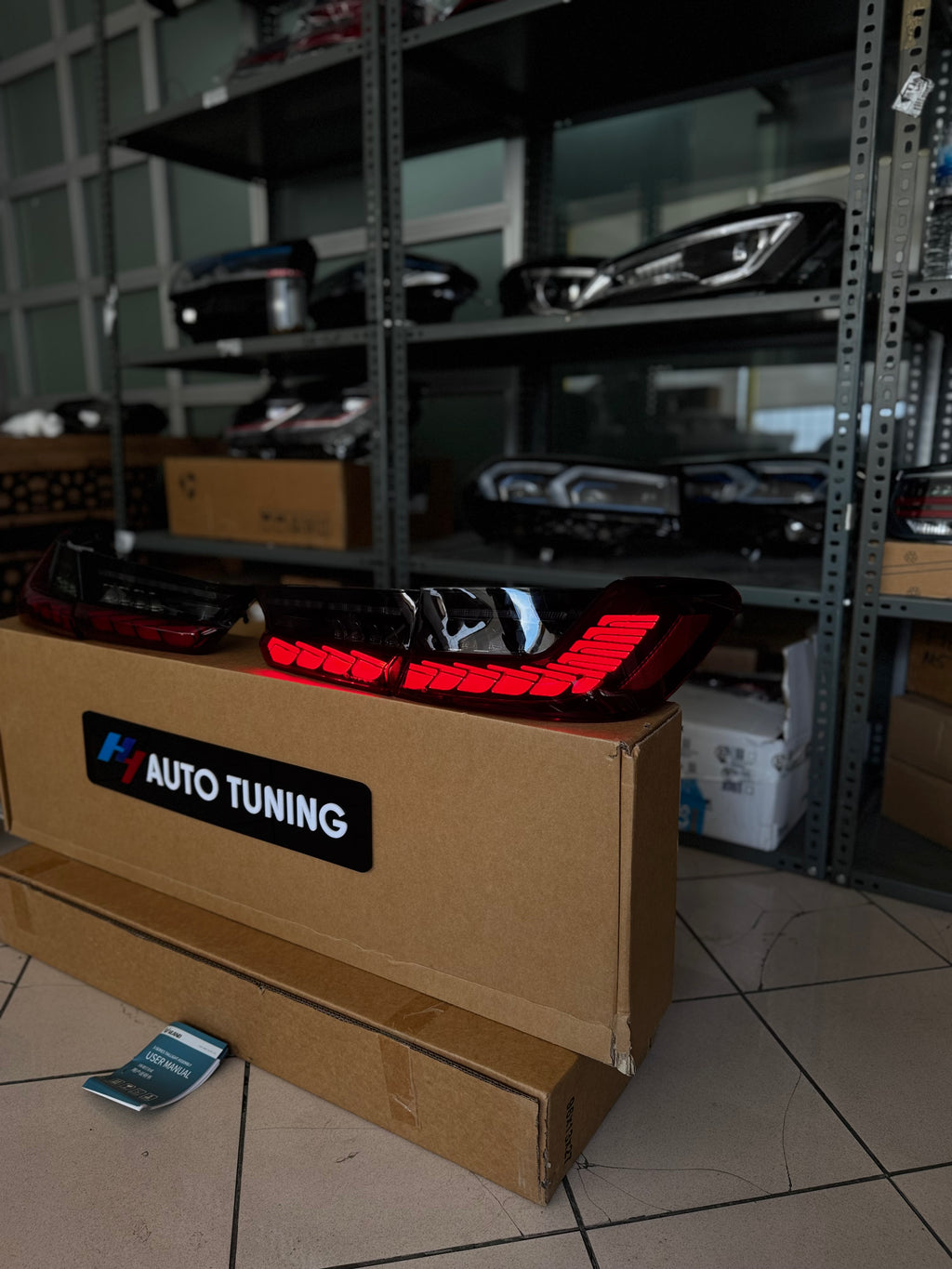 BMW 3 SERİSİ G20 UYUMLU GTS DRAGON OLED STOP SETİ SMOKE
