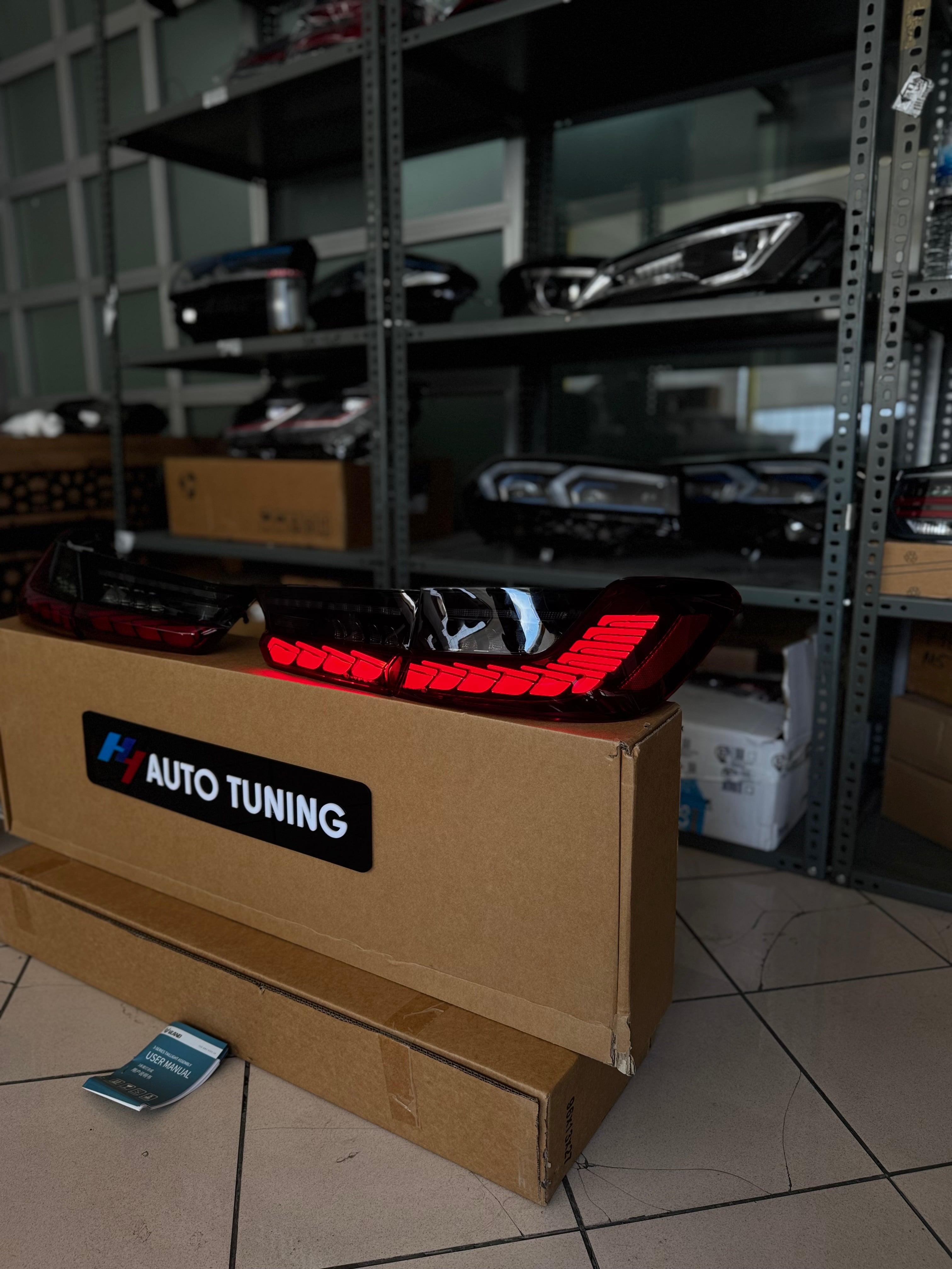 BMW 3 SERİSİ G20 UYUMLU GTS DRAGON OLED STOP SETİ SMOKE