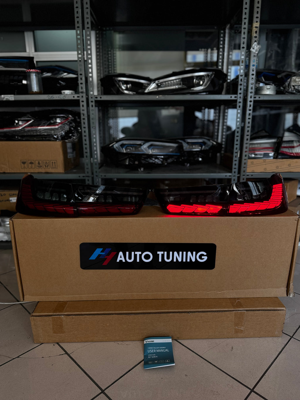 BMW 3 SERİSİ G20 UYUMLU GTS DRAGON OLED STOP SETİ SMOKE