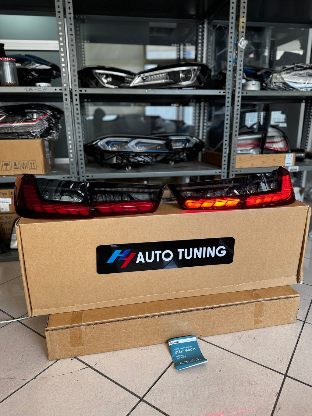 BMW 3 SERİSİ G20 UYUMLU GTS DRAGON OLED STOP SETİ SMOKE