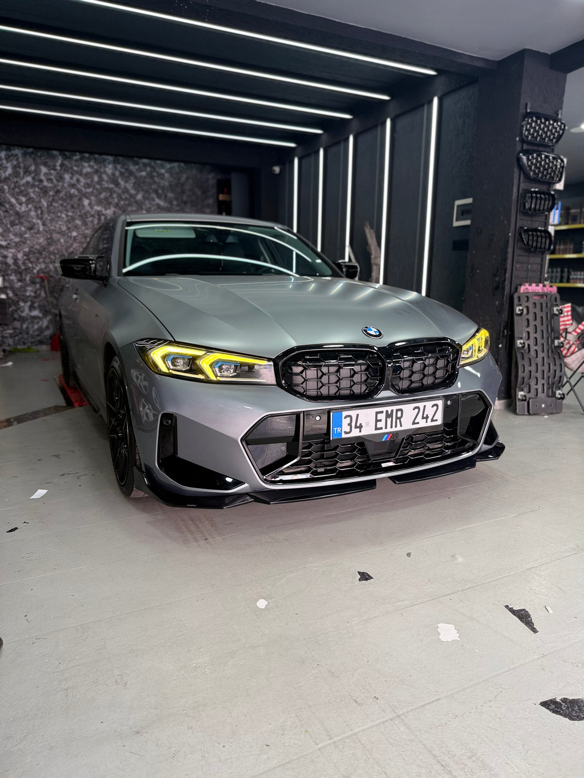 BMW G20 LCI 2022+ CSL Tasarım Sarı Gündüz Farı Modülü