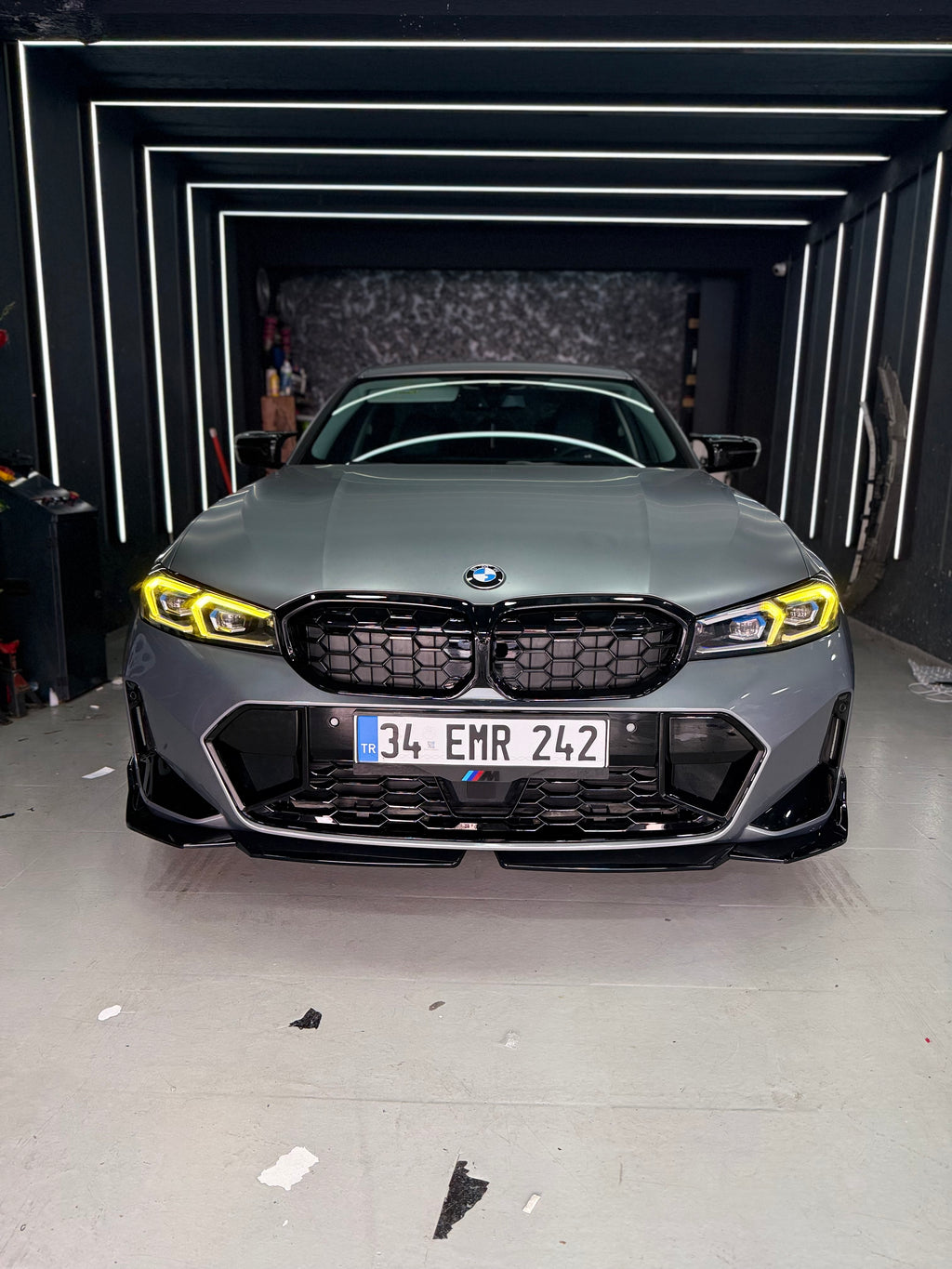 BMW G20 LCI 2022+ CSL Tasarım Sarı Gündüz Farı Modülü