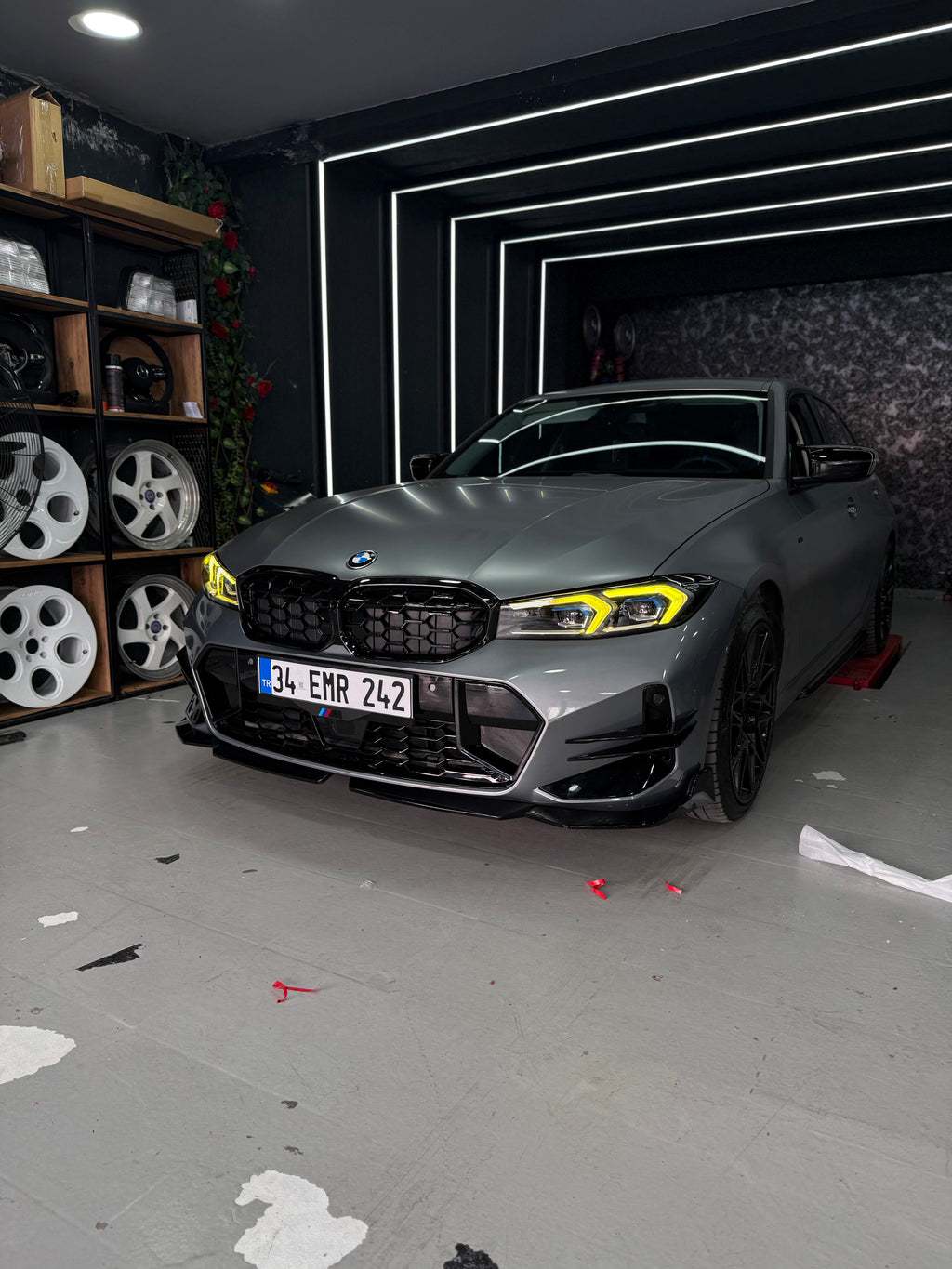 BMW G20 LCI 2022+ CSL Tasarım Sarı Gündüz Farı Modülü
