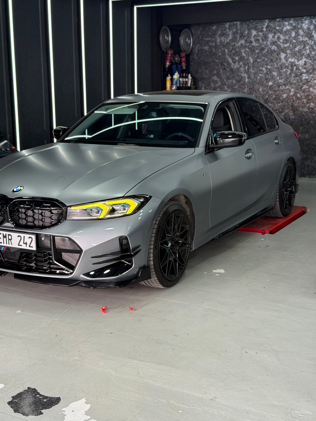 BMW G20 2018-2026 M Performance Parlak Siyah Marşpiyel Alt Eki Lip