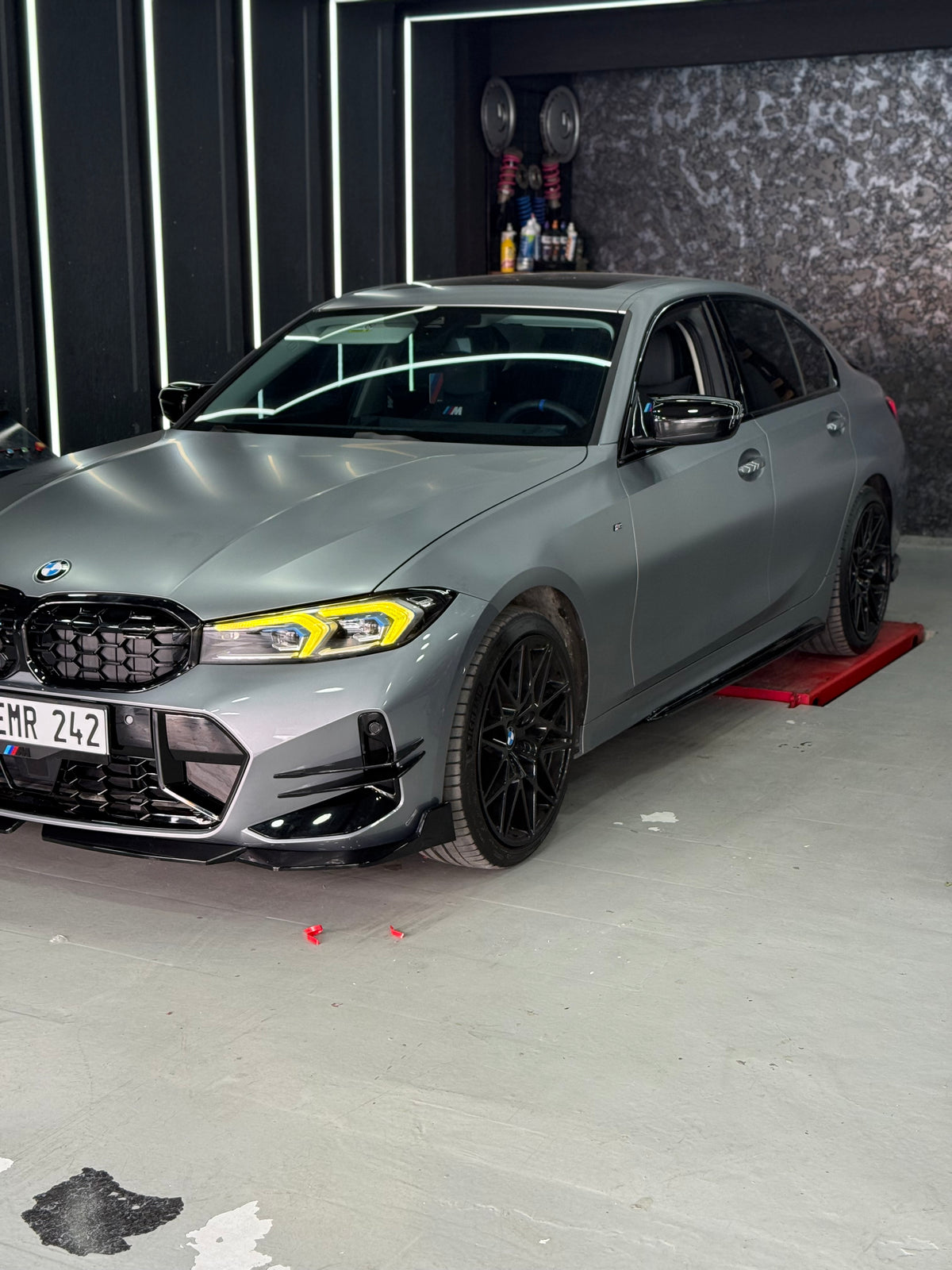 BMW G20 2018-2026 M Performance Parlak Siyah Marşpiyel Alt Eki Lip