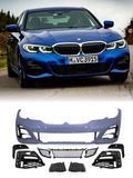 BMW 3 Serisi G20 2019-2021 M Sport Sisli Tip PDC Uyumlu Ön Tampon Seti