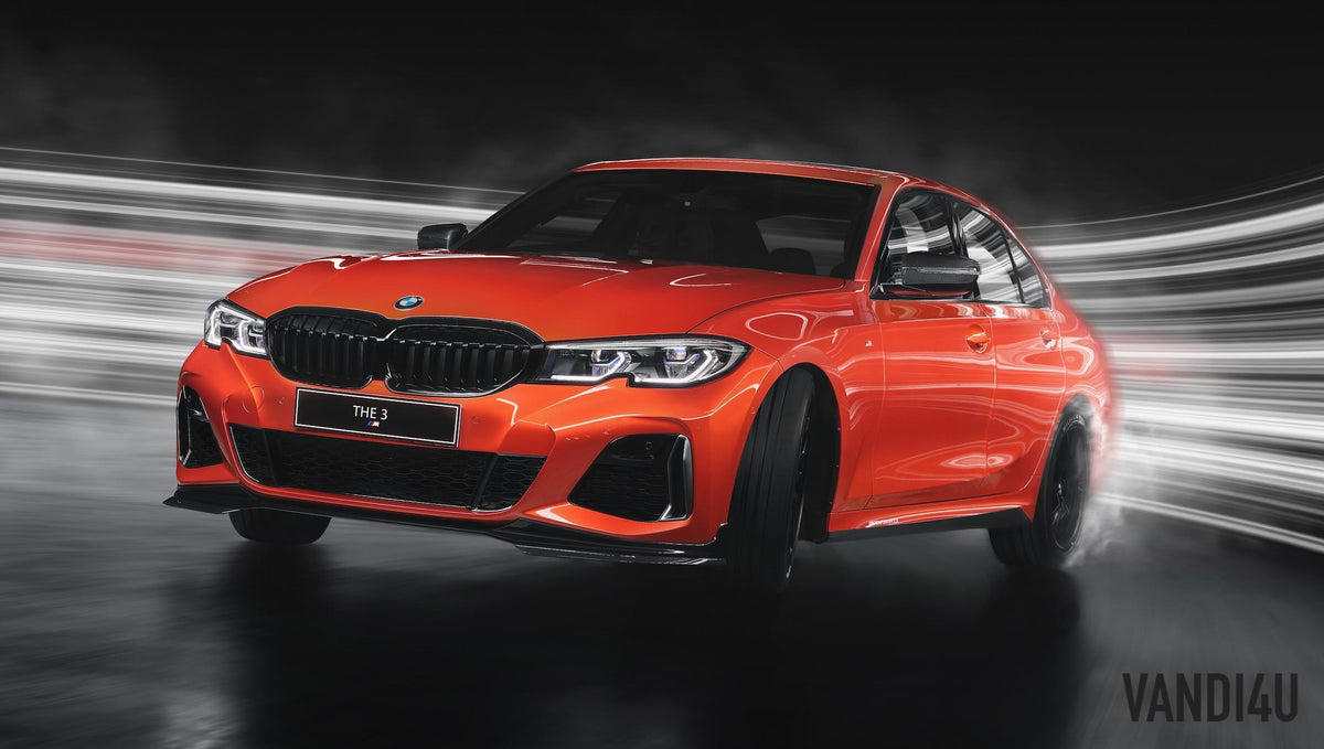BMW 3 Serisi G20 2019-2021 M340i Tasarım PDC Uyumlu Ön Tampon Seti