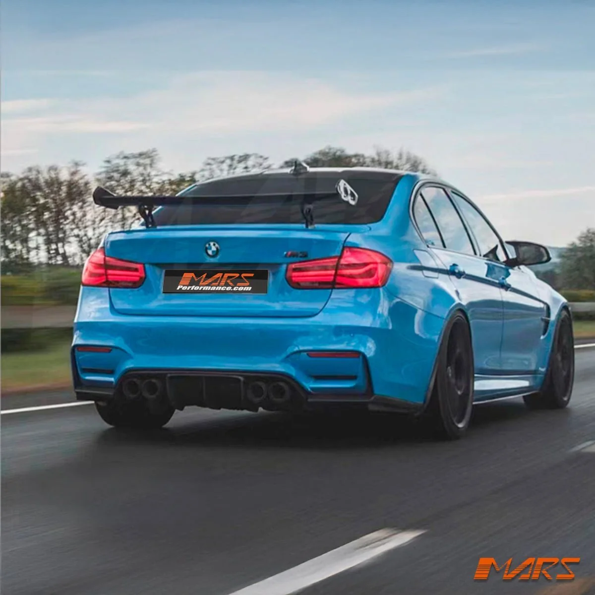 BMW 3 Serisi F30 F32 F36 F80 F82 M3 M4 12-18 GTS Style Bagaj GT Kanat Spoyler