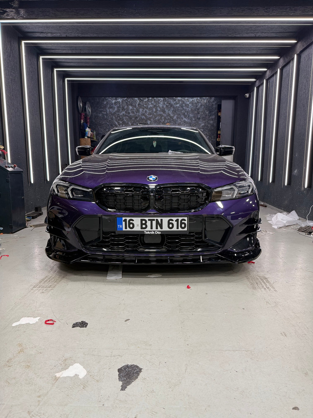 BMW 3 Serisi G20 LCI Facelift M340i Diamond Parlak Siyah Panjur