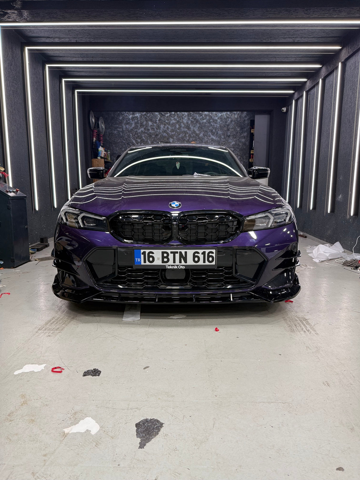 BMW 3 Serisi G20 LCI Facelift M340i Diamond Parlak Siyah Panjur