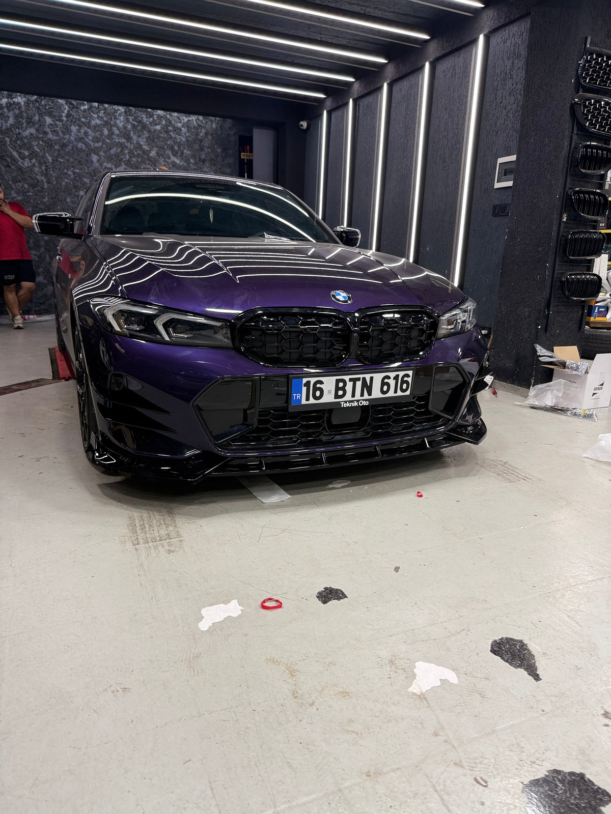BMW 3 Serisi G20 LCI Facelift M340i Diamond Parlak Siyah Panjur