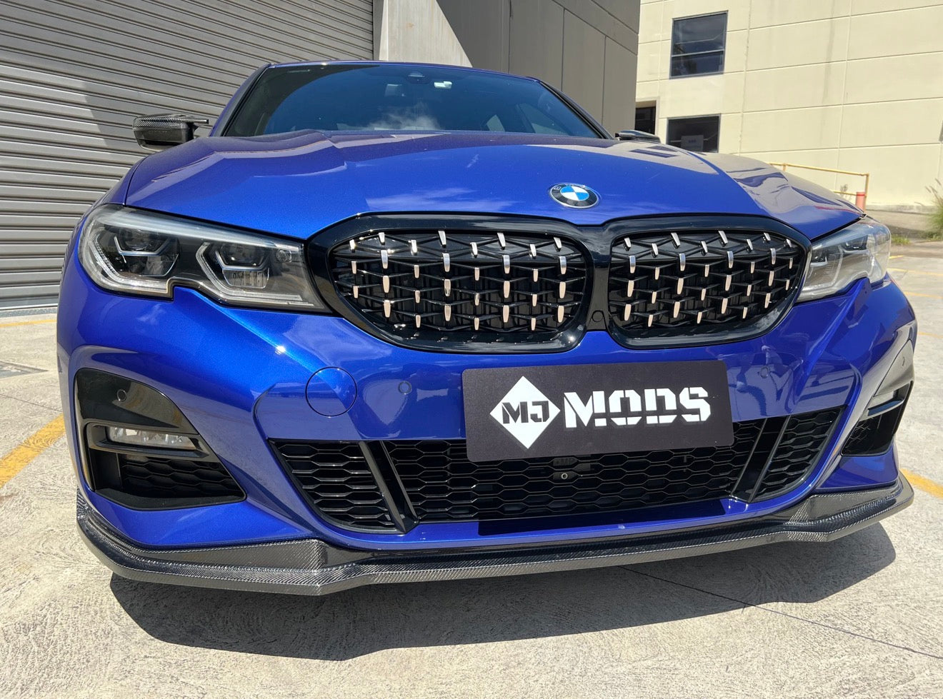 BMW 3 Serisi G20 2018-2022 Uyumlu Krom Siyah M340i Style Panjur