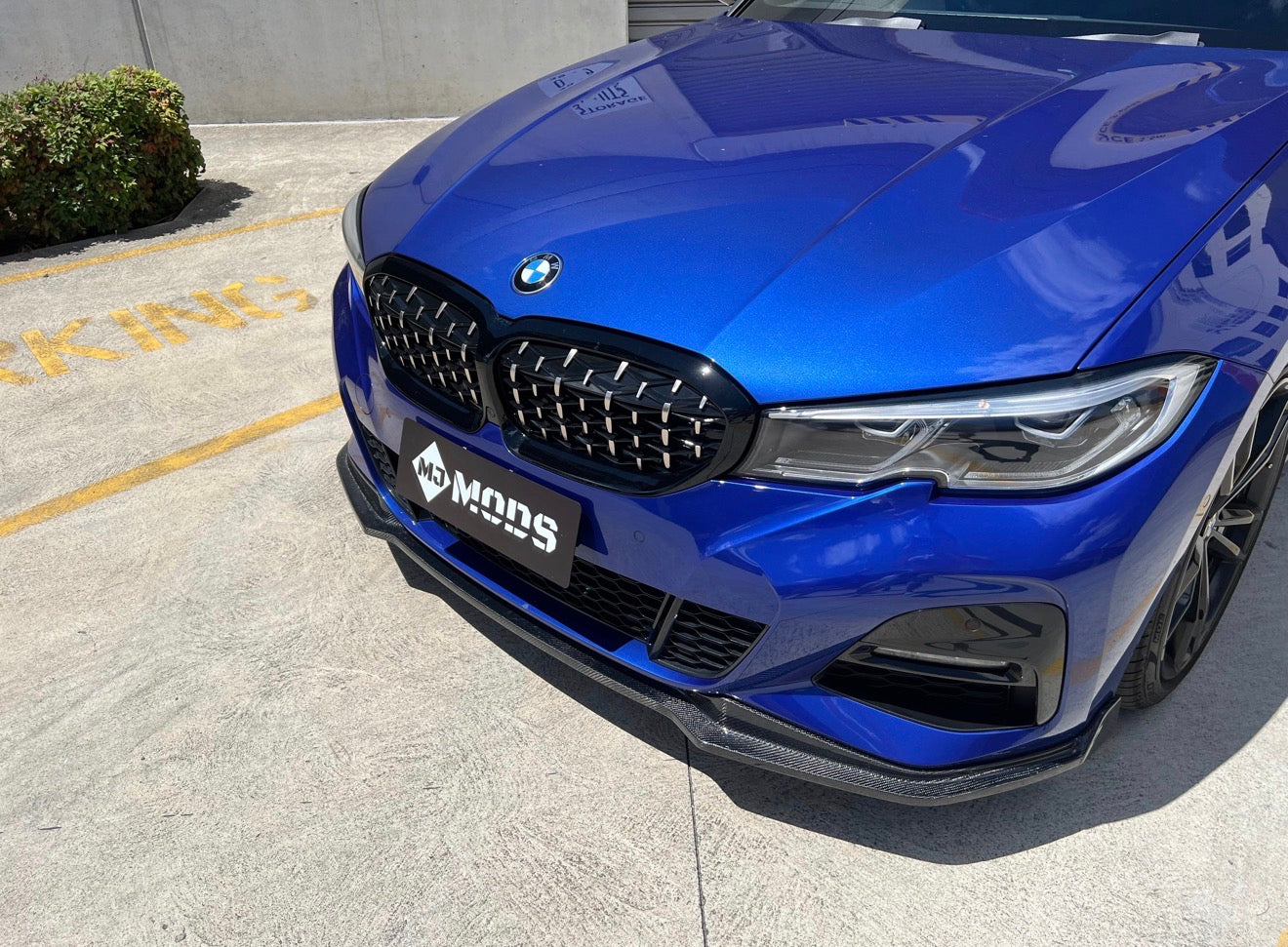 BMW 3 Serisi G20 2018-2022 Uyumlu Krom Siyah M340i Style Panjur