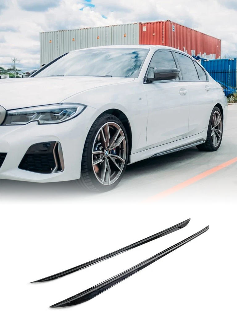 BMW G20 2018-2026 M Performance Parlak Siyah Marşpiyel Alt Eki Lip