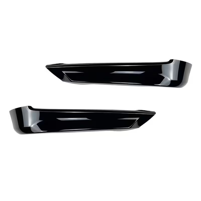 BMW 3 Serisi E90 2005-2008 Standart Tampon Uyumlu Ön Flap Seti Parlak Siyah