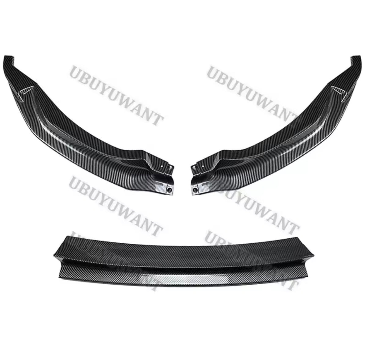 BMW M3 F80 ve M4 F82 F83 uyumlu karbon görünümlü ön tampon eki