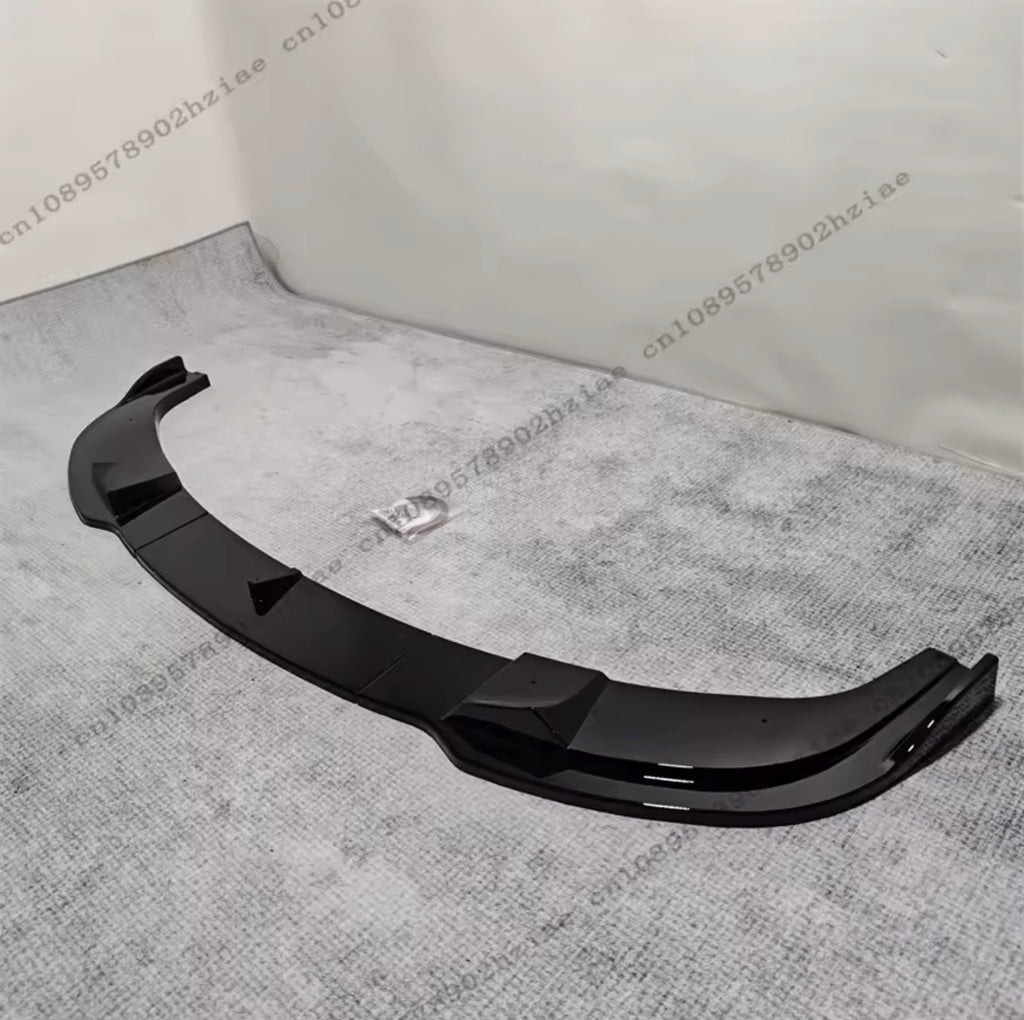 BMW 5 Serisi E60 E61 M Sport uyumlu parlak siyah ön tampon eki