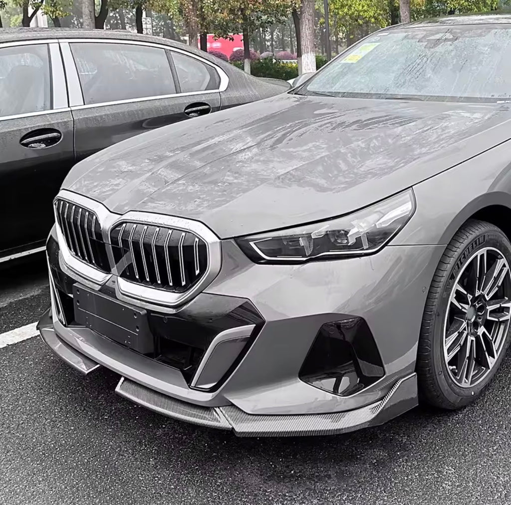 BMW G60 ve i5 2024+ M Performance karbon görünümlü ön tampon eki - ürün görseli 2