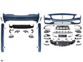 Body Kit C117 Arka PDC, <OO-OO> Egzoz Uçlu, Marşpiyelli -/////AMG CLA45- 2013-18