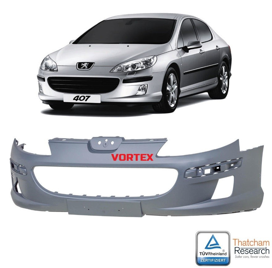Peugeot 407 2006 ve Sonrası Far Yıkamasız Ön Tampon