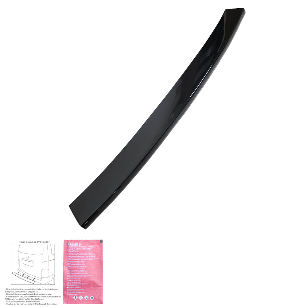 Arka Tampon Protector Uyumlu VW VOLKSWAGEN Transporter T5 2003-2009 (Gloss Siyah)