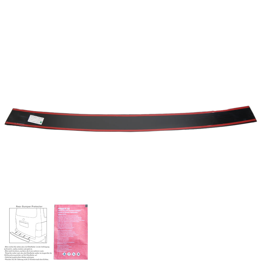 Arka Tampon Protector Uyumlu VW VOLKSWAGEN Transporter T5 2003-2009 (Gloss Siyah)