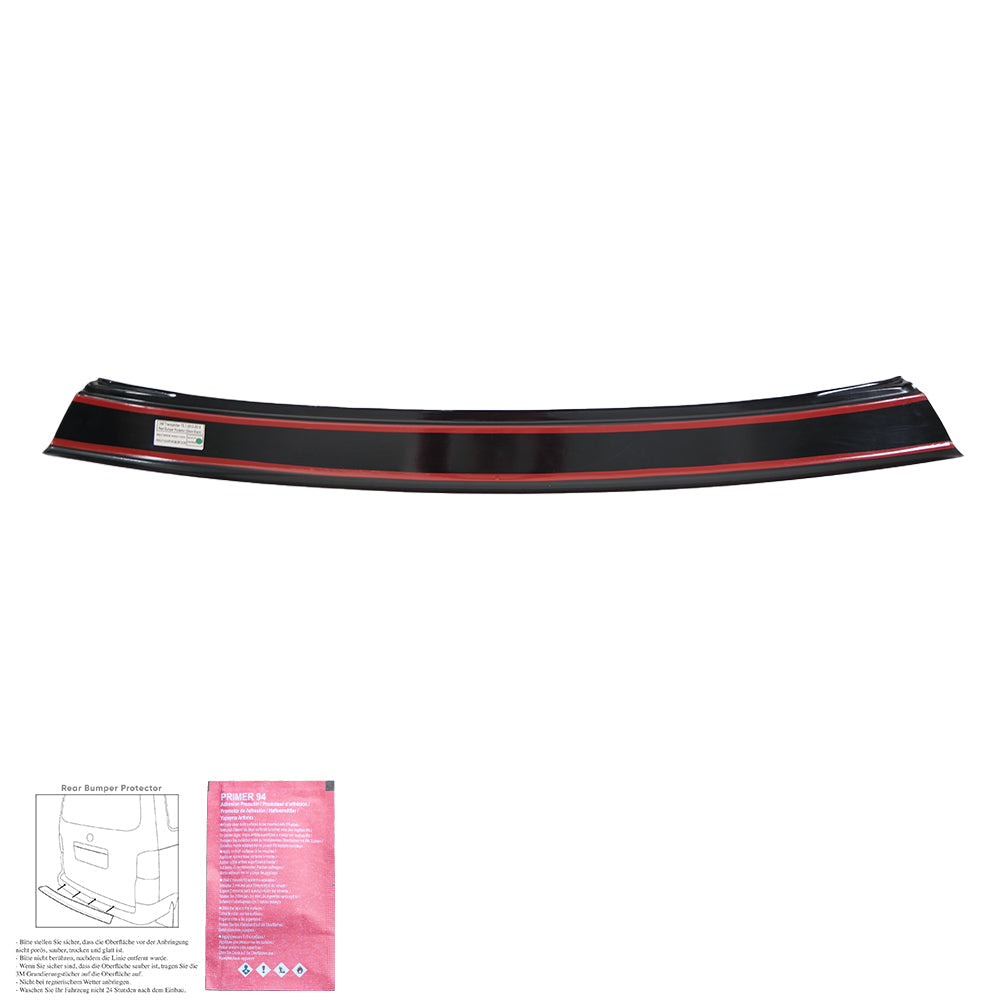 Arka Tampon Protector Uyumlu VW VOLKSWAGEN Transporter T5.1 2010-2015 (Gloss Siyah)