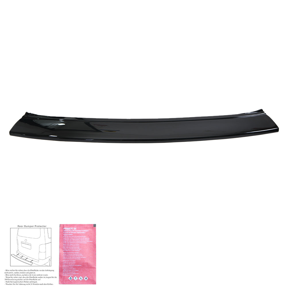 Arka Tampon Protector Uyumlu VW VOLKSWAGEN Transporter T6-T6.1 2015-2024 (Gloss Siyah)