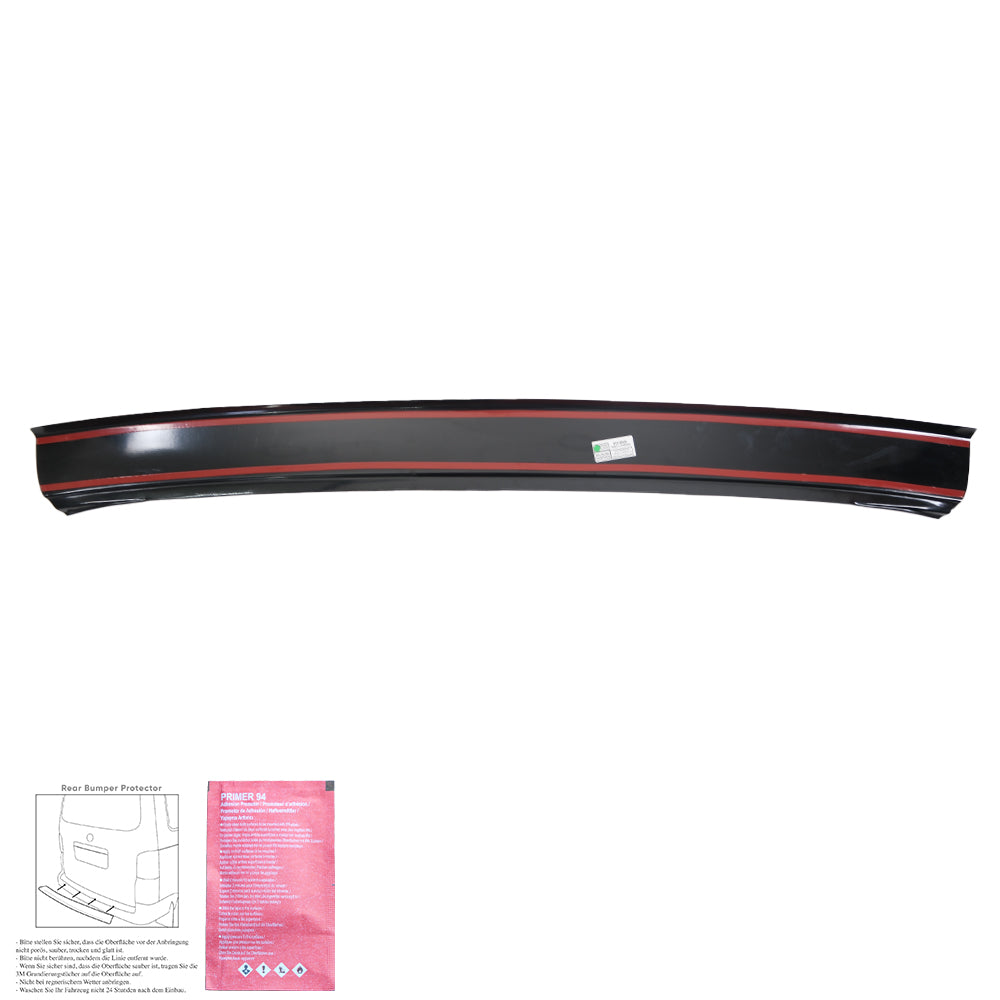 Arka Tampon Protector Uyumlu VW VOLKSWAGEN Transporter T6-T6.1 2015-2024 (Gloss Siyah)