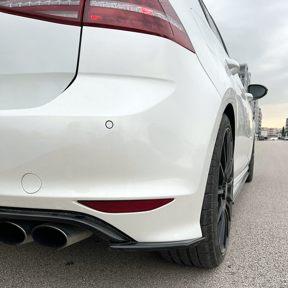 Rear Side Splitters Uyumlu VW VOLKSWAGEN Golf MK7 R 2013-2016