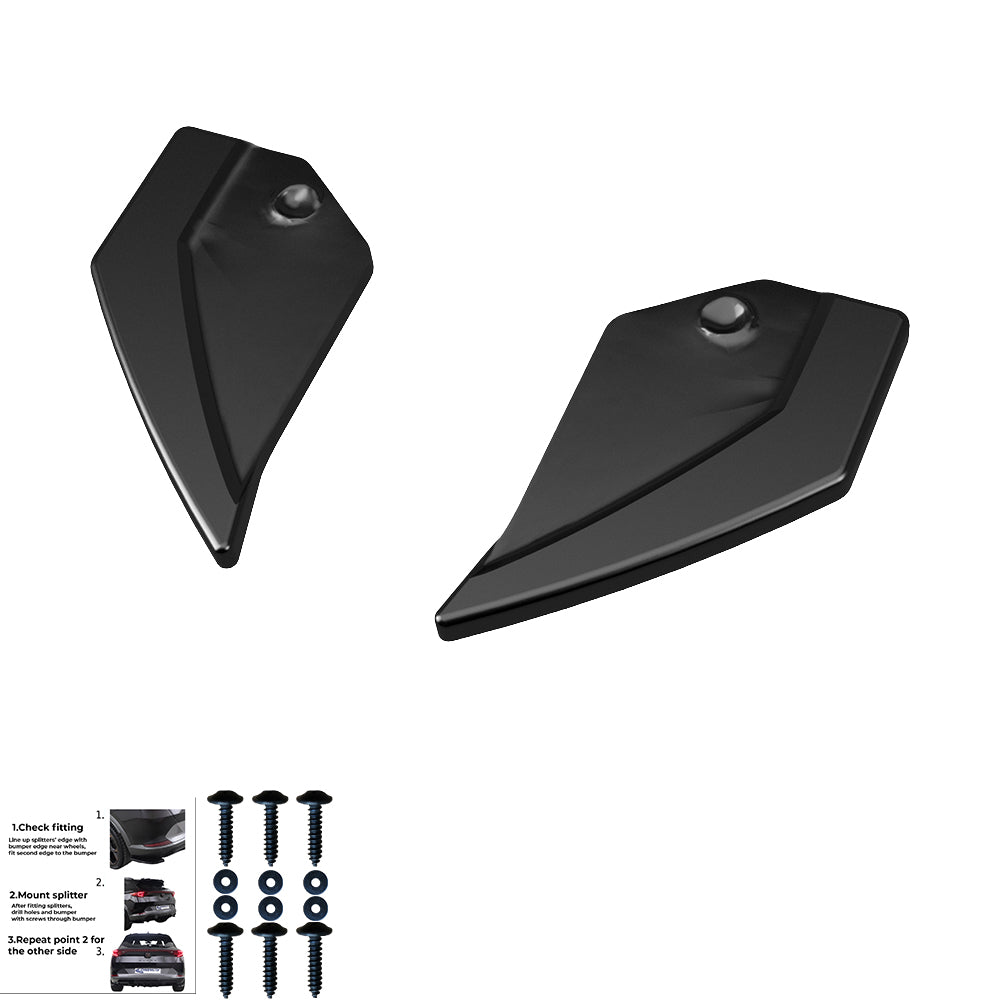 Rear Side Splitters Uyumlu SEAT Leon FR MK3 2012-2016