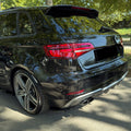 Rear Side Splitters Uyumlu AUDI S3 Sportback 8V Makyajlı Kasa 2016-2019