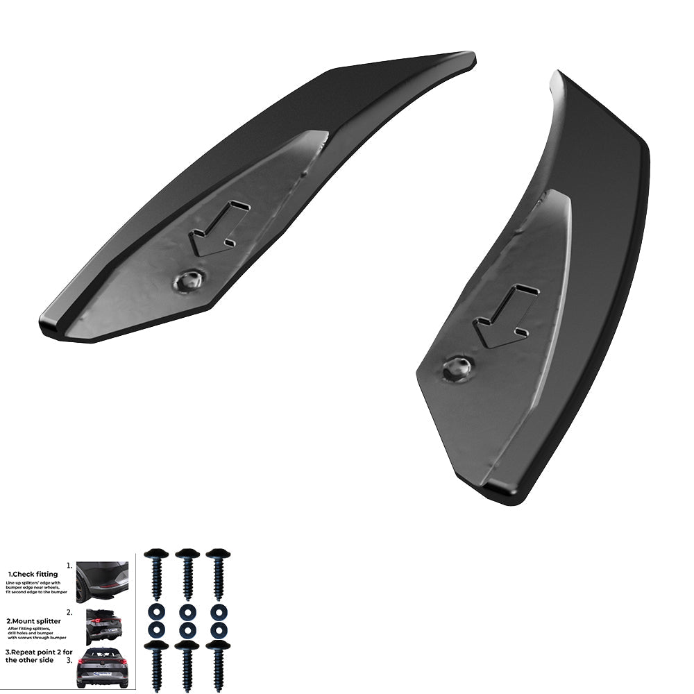 Rear Side Splitters Uyumlu CUPRA Leon 2020+
